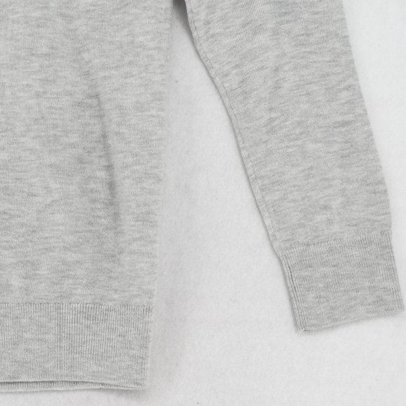 INC Sweater Womens Rhinestone Embellished Shoulder Pullover Sweater Heather Gray - Picture 6 of 8